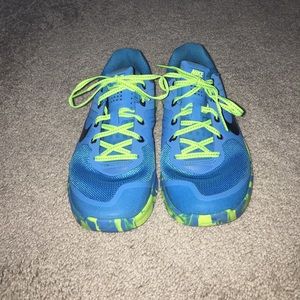 Blue & Yellow Nike Metcon 2 size 6 women’s